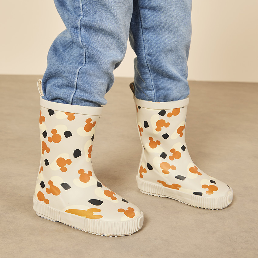 Laarzen van regen met Mickey Disney-print voor babyjongen 