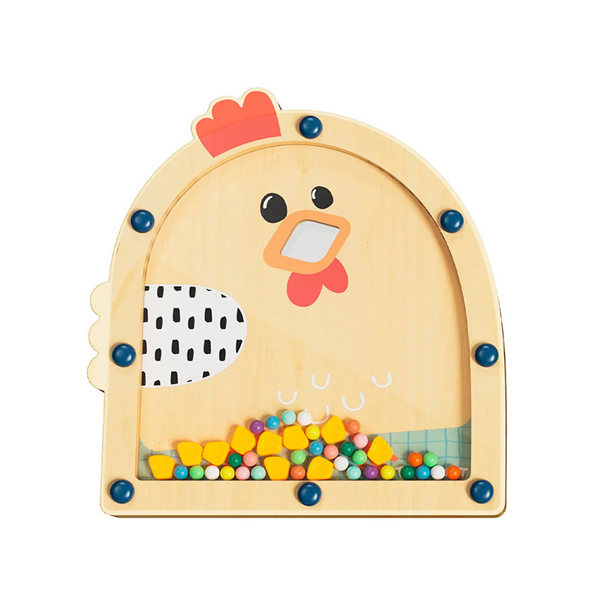 Voer de kip houten spel 3jaar+ 