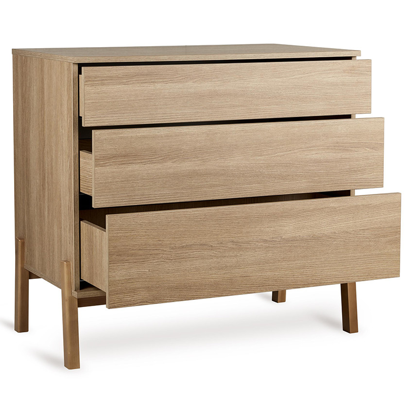 Commode Ashi 3 schuiven Honey Ash 