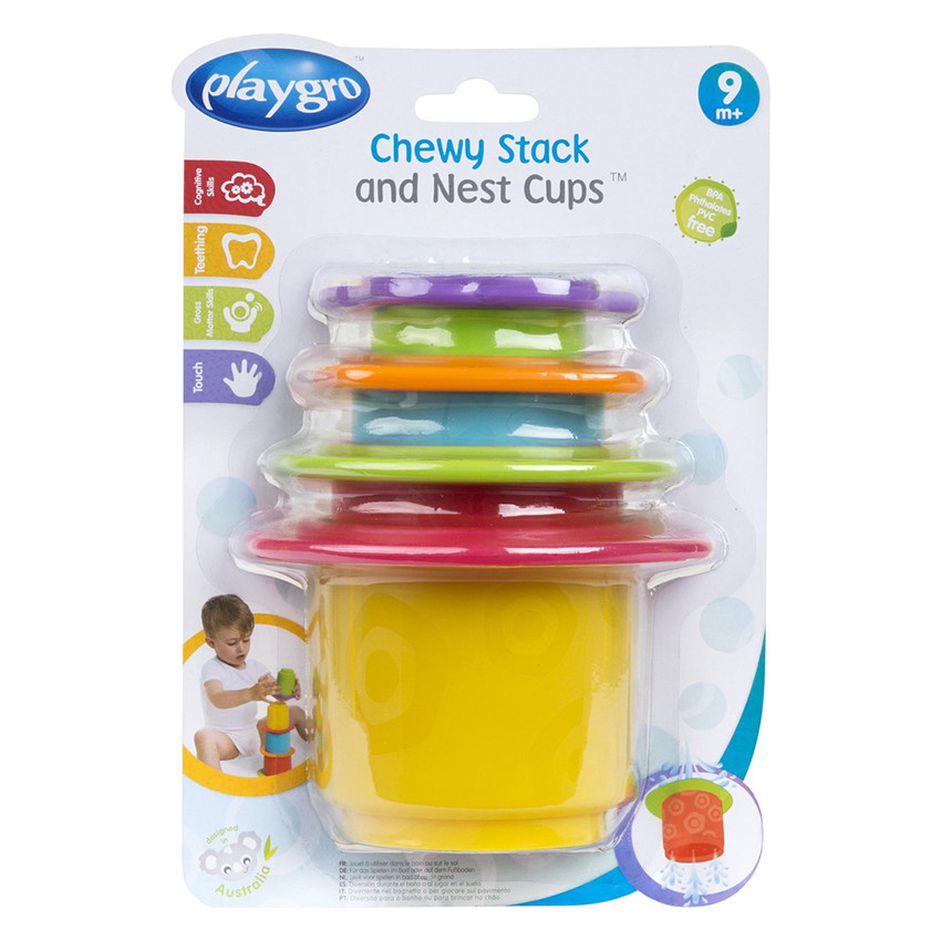 Tasses empilables à bord souple – Chewy Stack et Nest Cups 