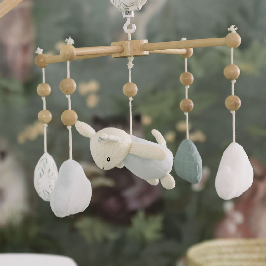 Mobile musical en bois 40 cm - Filou le Kangourou 