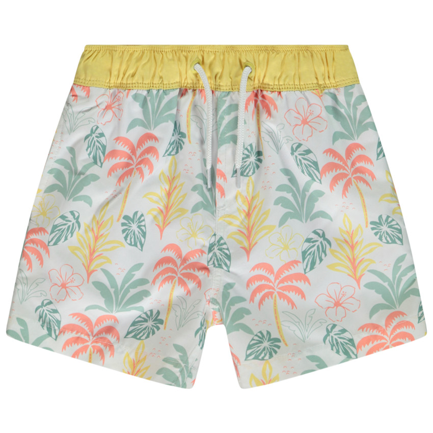 Short met botanische print voor jongens 