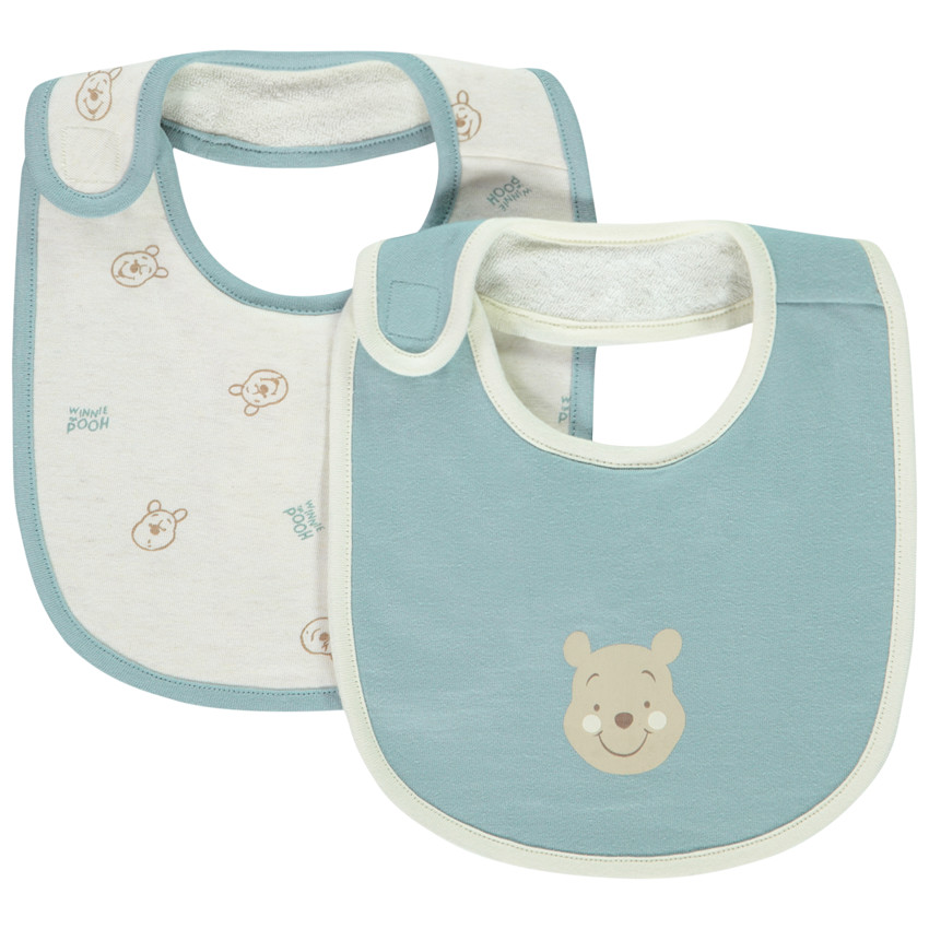 Set van 2 fantasie slabbetjes Winnie Disney voor baby jongen 