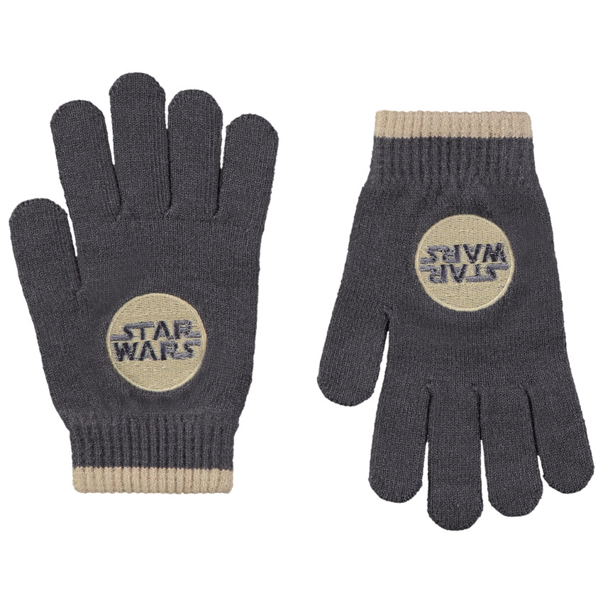 Gants en tricot broderie Star Wars Disney pour garçon 