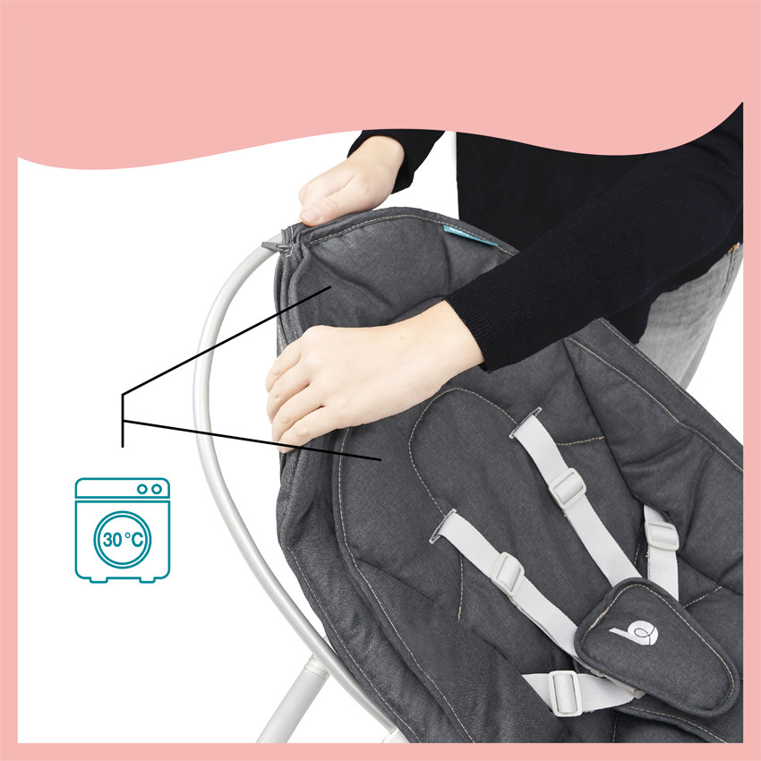 Swoon Touch schommelstoel met adapter en afstandsbediening 