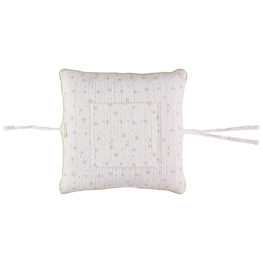 Coussin décoratif en tétra modulable en tour de lit ou de parc 