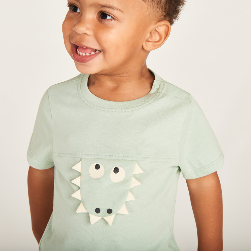 T-shirt manches courtes avec print ludique pour bébé garçon 