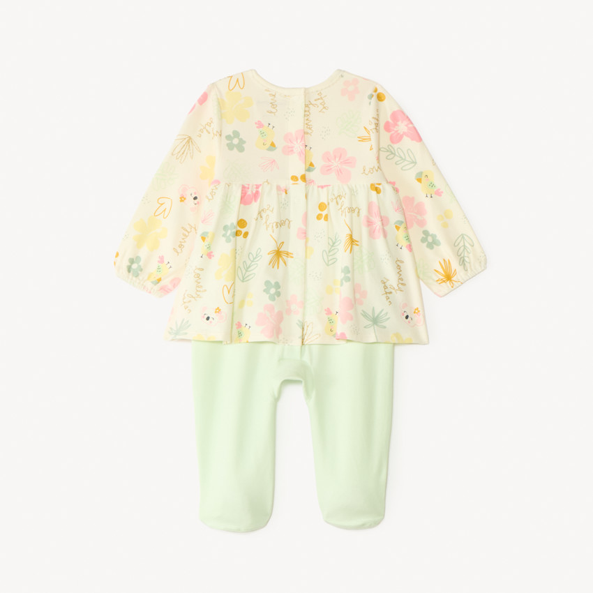 Dons-bien 2-in-1 met tuniek effect, gedessineerd met een schattige koala voor meisjes. 