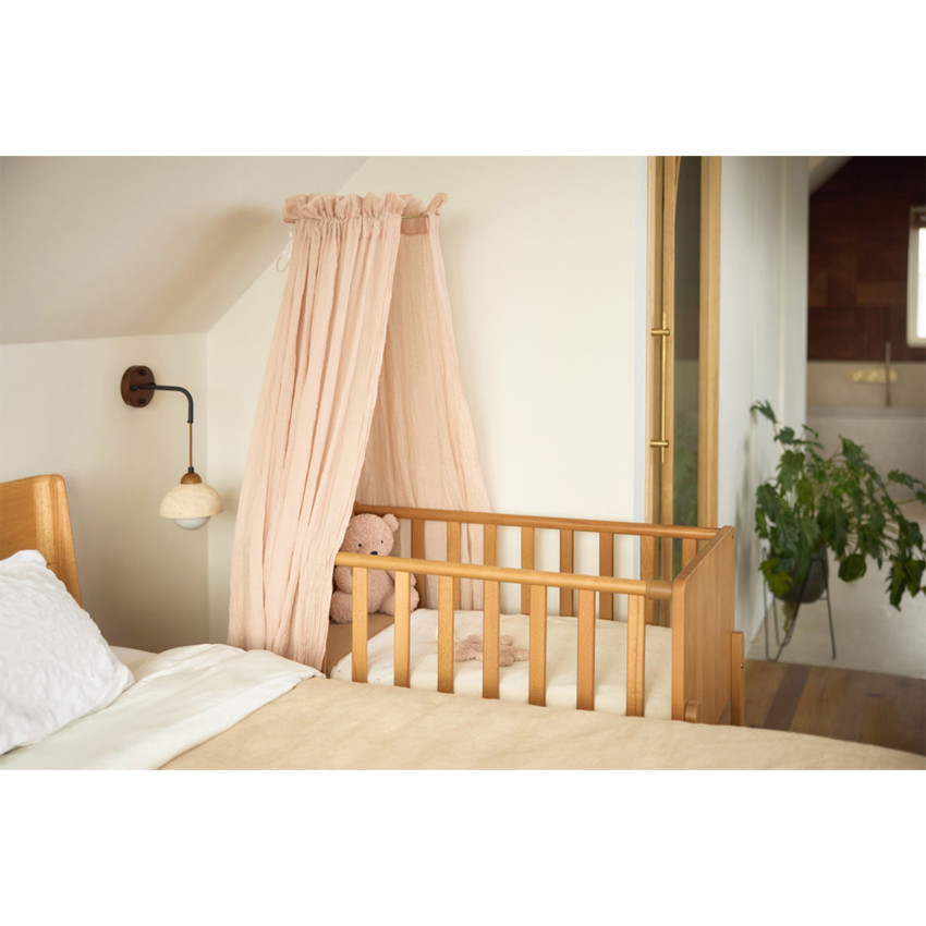 Pluche Beer in boucletten Teddy in wildroze 