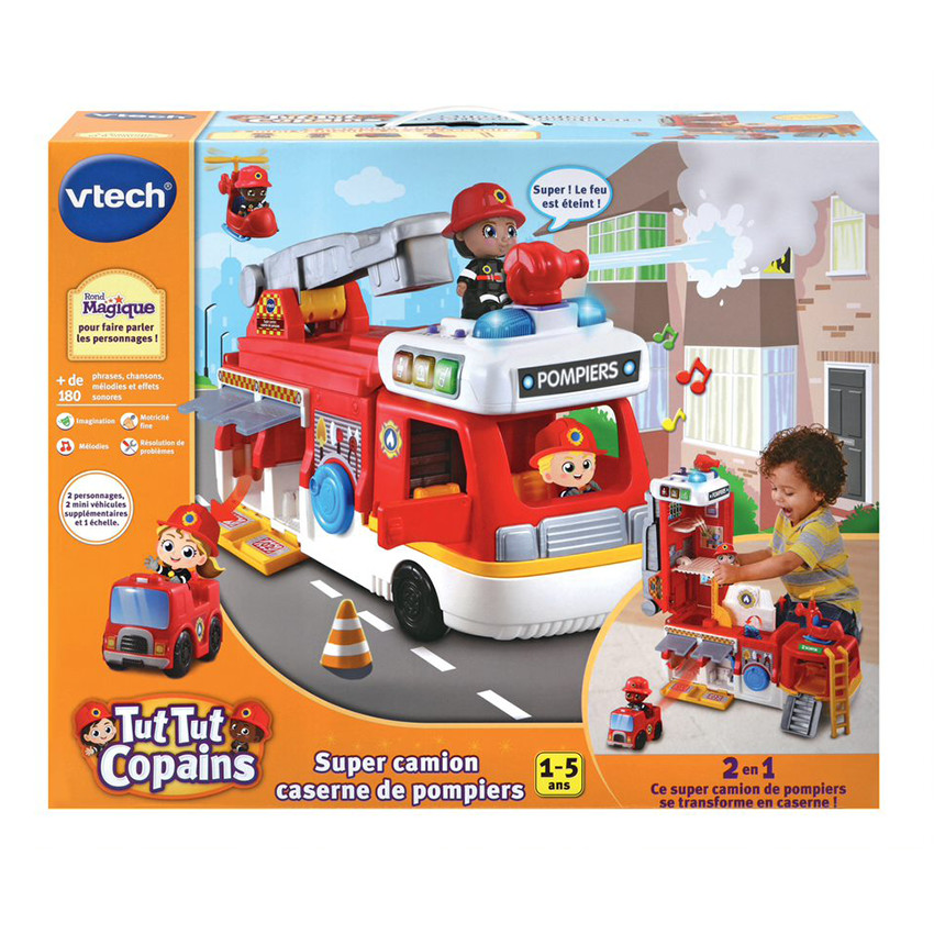 Super Camion Caserne de Pompier - Tut Tut Copains 