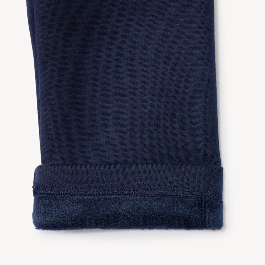 Legging uni doublé sherpa 