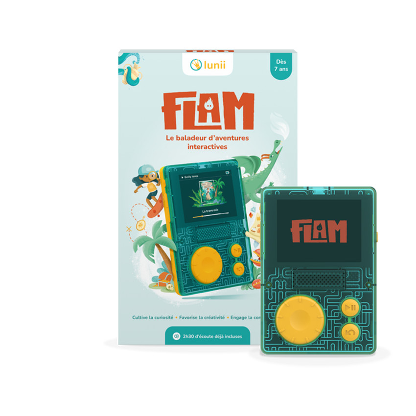 Baladeur d'histoires audio interactives Flam  
