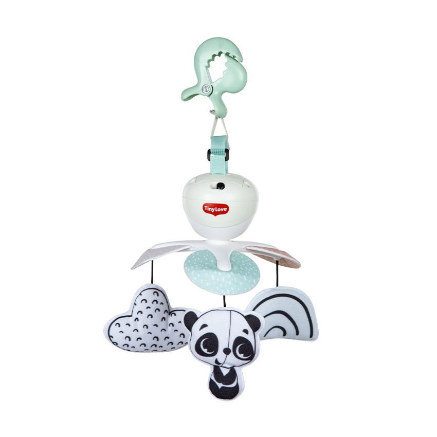 Muziekmobiel en reismobiel Take Along Black&White 