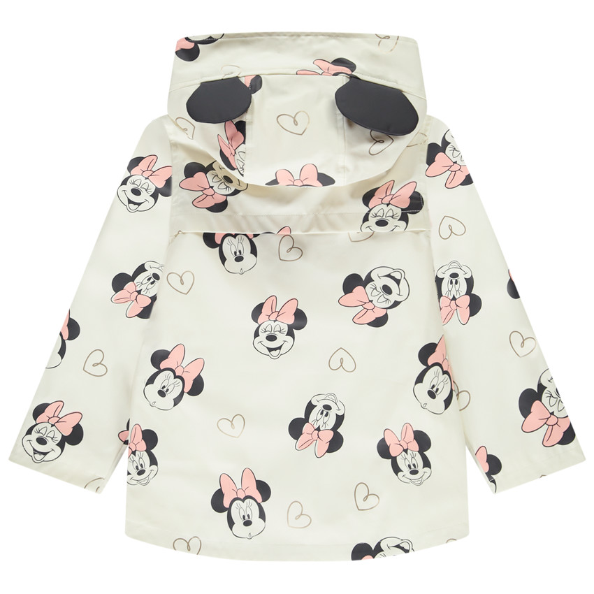Parka gomme ludique imprimé Minnie Disney pour fille 